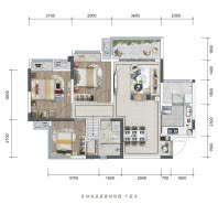 A2空中跃墅 底层 装修创想图