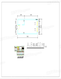 天润嘉苑02户型 1室1厅1卫1厨