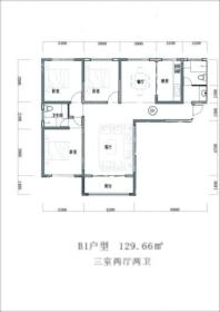 汇富·嘉和苑B1 3室2厅2卫1厨