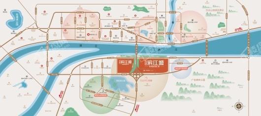 万达滨江城交通图