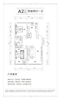 大同府二期·观和院子洋房A2 2室2厅1卫1厨