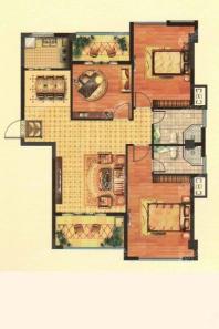 荣域R26;佳苑户型3室2厅2卫112平