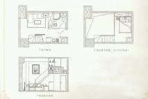 35-65㎡公寓户型1室2厅1卫35平