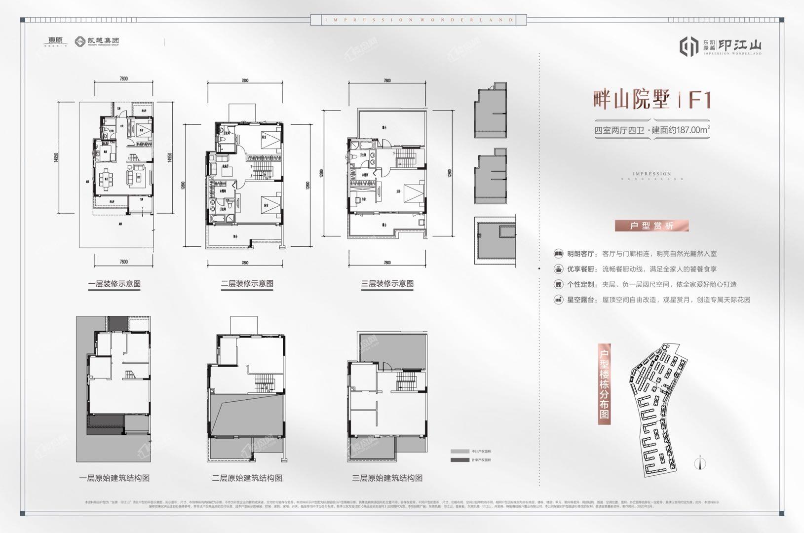 绵阳东原凯越·印江山洋房4室2厅4卫户型图-绵阳楼盘网