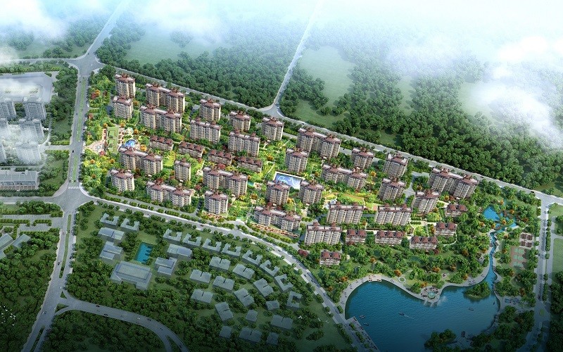 旅游地产碧桂园海棠盛世高清图