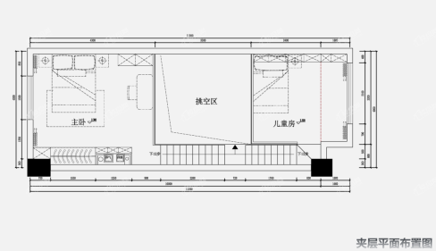 夹层平面布置图