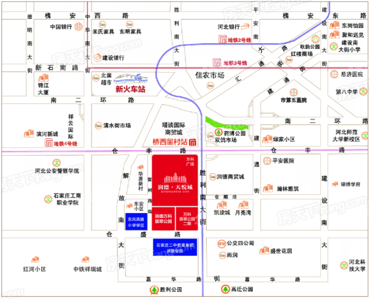 润德·天悦城商业交通图