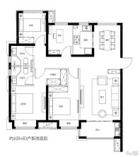 角美大唐世家D户型 4室2厅2卫1厨