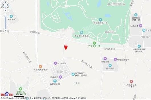 万科天府公园城项目电子地图