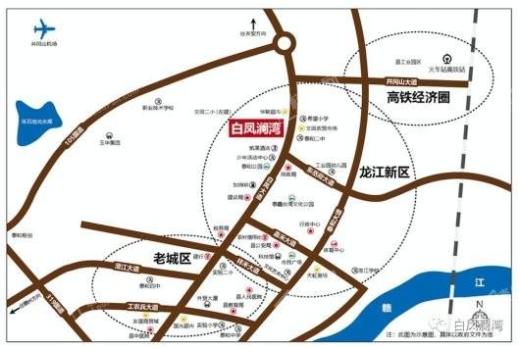 白凤澜湾交通图
