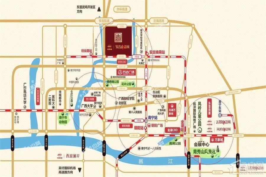 中国铁建安吉山语城位置图