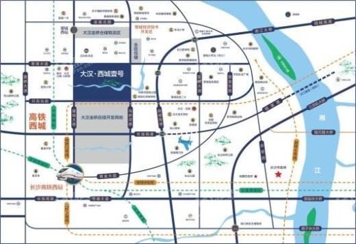 大汉·西城壹号交通图