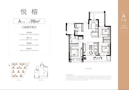 a户型98m²