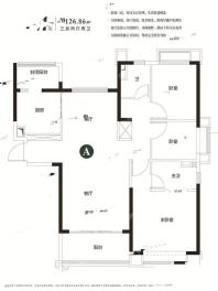 A户型3室2厅2卫127平