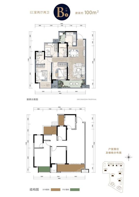 新乡金科天樾户型图图片