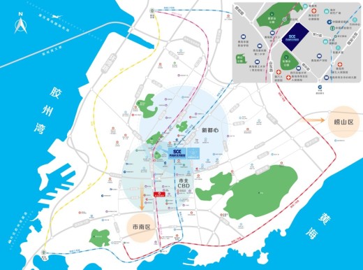 SCC青岛科技创新园位置图
