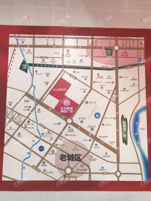 红石美地商业广场位置图