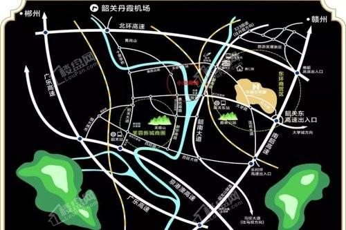华南农产品交易中心区位图