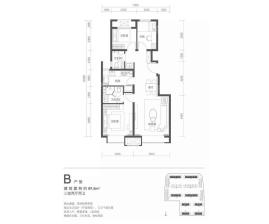 B户型3室2厅2卫89平