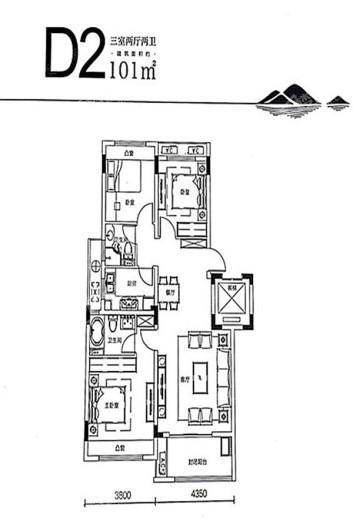 霍山公园里户型图