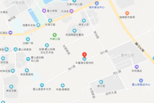 乐富强文宸悦府交通图