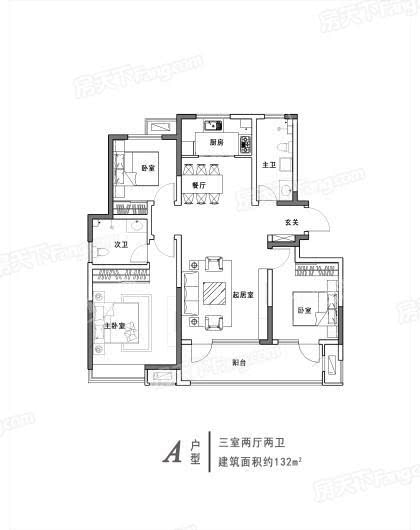 海创景苑户型图