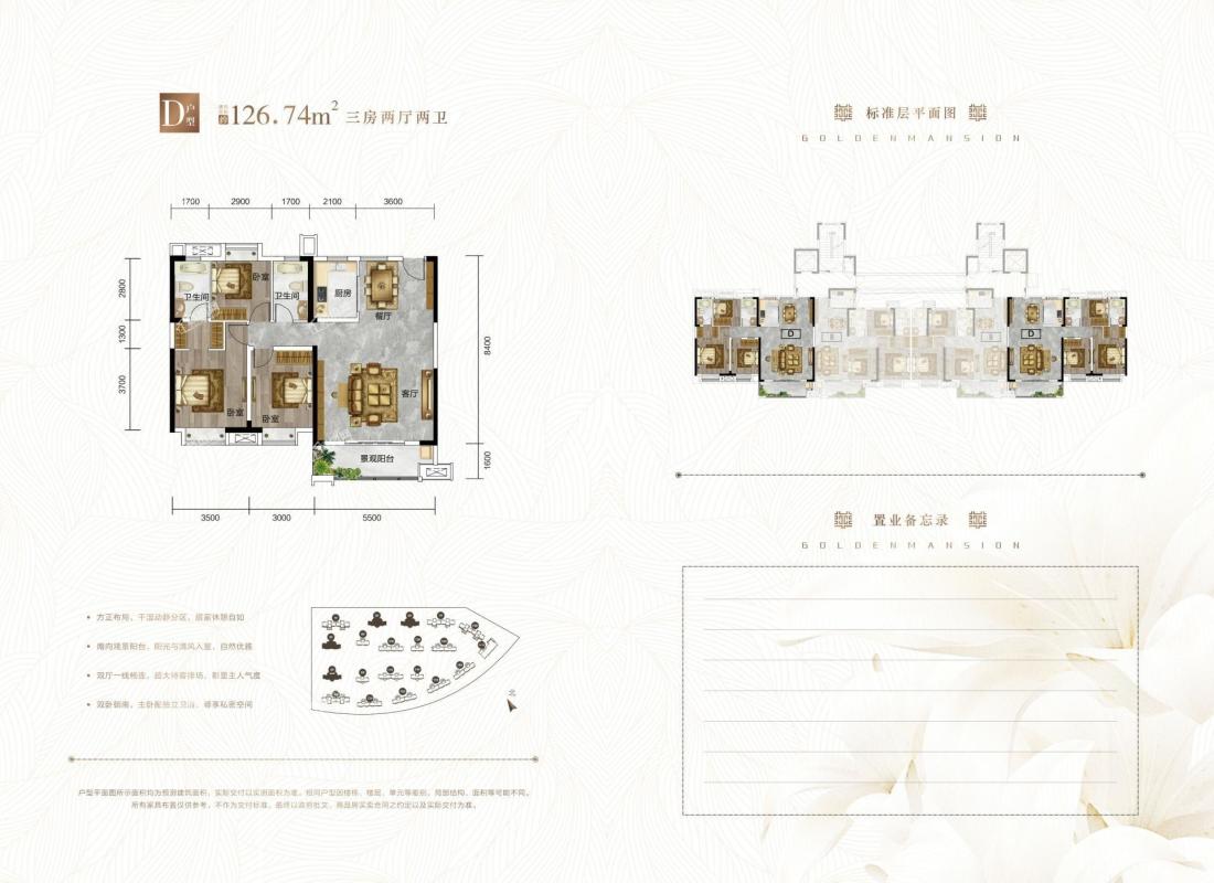 D户型：总价约90万