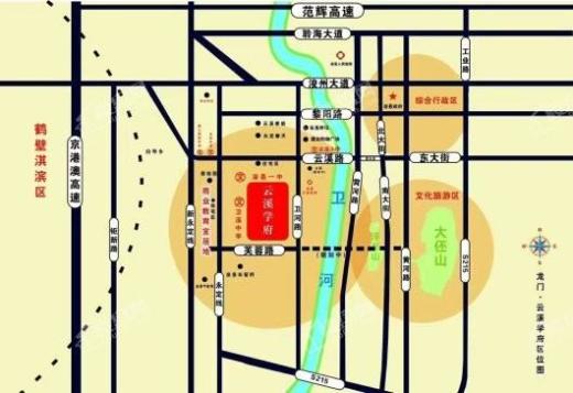 龙门·云溪学府交通图