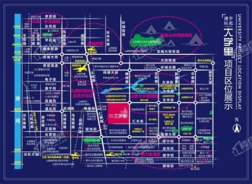 通宇科苑·大学里交通图