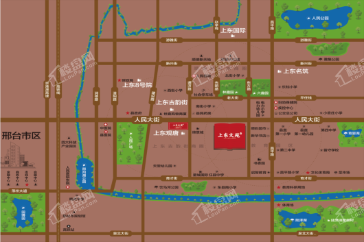 上东文苑交通图