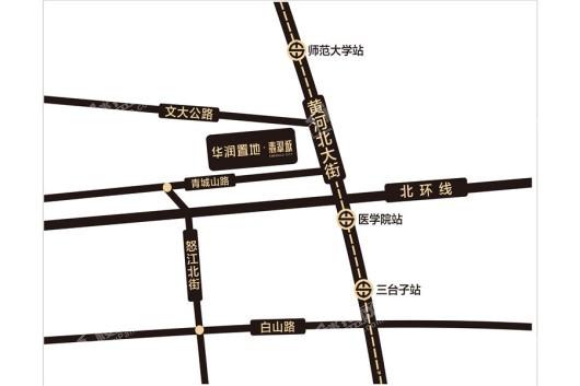 华润置地·翡翠城交通区位图