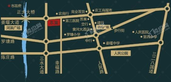 尚城国际花园位置图