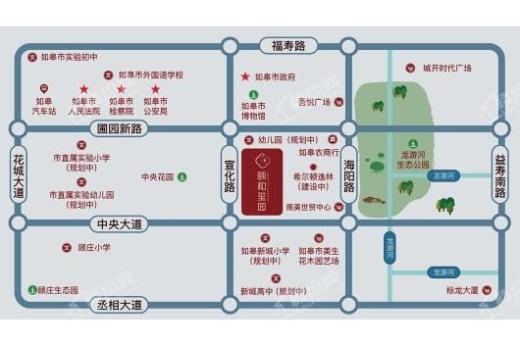 颐和玺园交通图