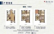 金科碧桂园 富力·渠阳府联排150㎡户型图