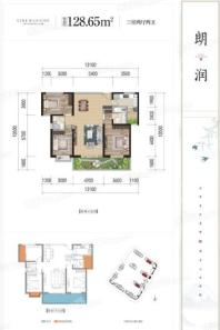 北大资源颐和翡翠府朗润 3室2厅2卫