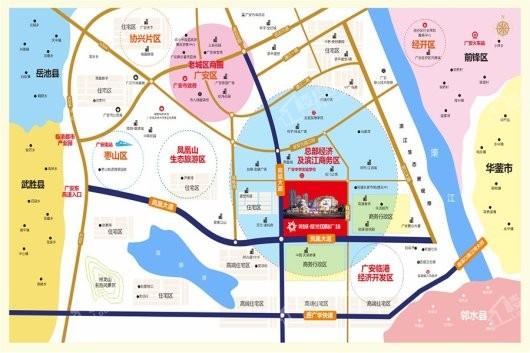 广安永利时代广场交通图
