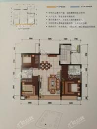 蔚蓝丽景D5三室两厅两卫 108.1 3室2厅2卫1厨