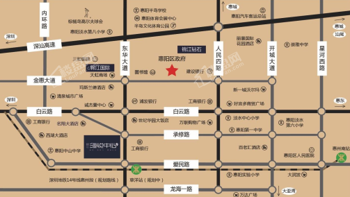 锦江海悦中心位置图