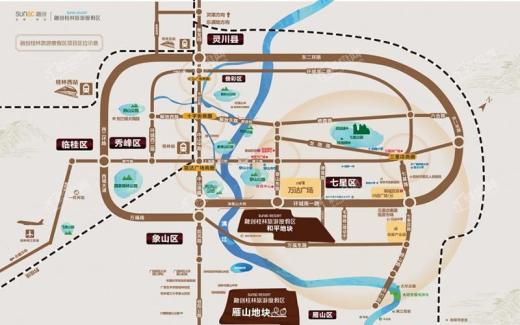 桂林融创文旅城位置图