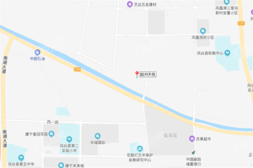 皖州天悦交通图