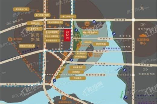 融信铂悦湾交通图