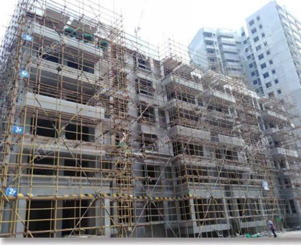 新城·悦隽江7#楼工程进度实景图（摄于2020-8-5）