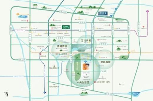 绿城桂语江南交通图