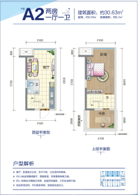 锦悦江南5#楼30㎡A2户型