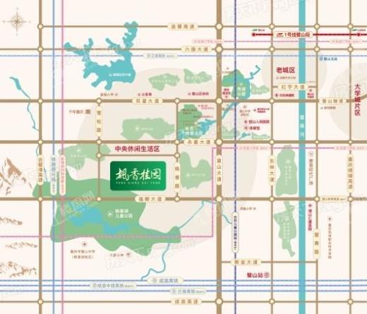 枫香桂园交通图