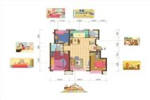 金科新希望·集美东方104平户型 3室2厅2卫1厨
