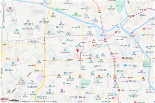 天津万达红桥项目交通图