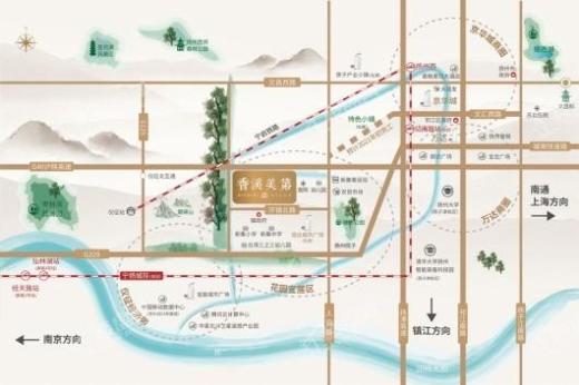 香溪美第交通图