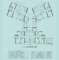 二期2座平面布局奇数层