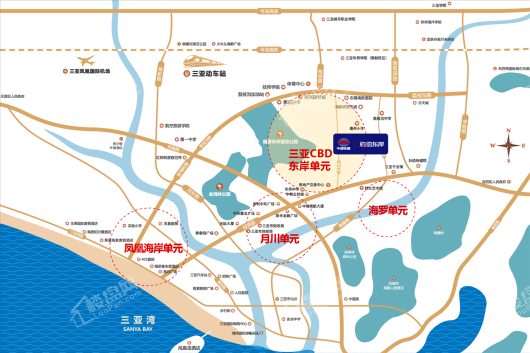 中国铁建海语东岸交通图